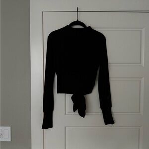 Cropped Black Sweater